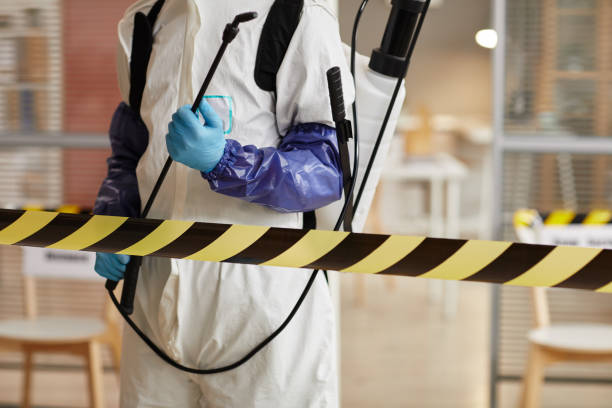 Professional Biohazard technician working in Barrington, NH